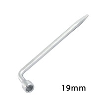 L Pipo Tip Tek Kol Çelik Bijon Anahtarı 19mm