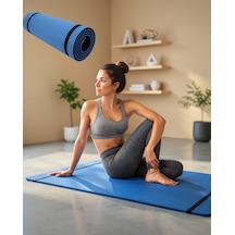 10 Mm Kalınlıkta Kaymaz Yüzeyli Çift Taraflı Eva Yoga Matı Çok Renkli