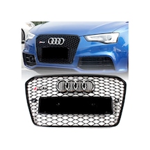 Autogp Audi A5 Rs5 Ön Panjur Izgara 2012 / 2015 B8 Siyah Agp-sm-2013-54