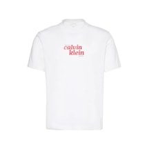 Calvin Klein Ss 20s Calvınkleın Beyaz Erkek Tişört