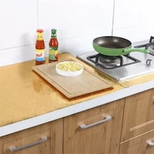 Yapışkanlı Gold Mutfak Tezgah Folyosu 40cm X 1 Metre Isıya Dayanıklı