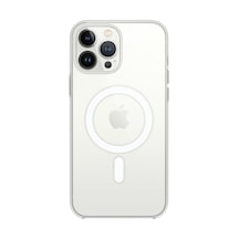 Apple iPhone Uyumlu 16 Pro Kılıf Pc Real Magsafe Kapak - Şeffaf Bz8683140757953