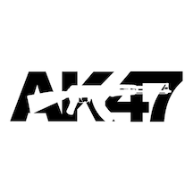 Ak47 Sticker Oto Motor Laptop Duvar Folyo Sticker 25 X 7 Cm