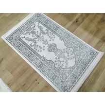 Enfora Halı Karya Akrilik Yumuşak Doku Seccade 78x125 Krem 09