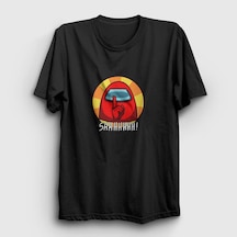 Presmono Unisex Shhh Among Us T-shirt Siyah