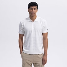 Ellesse Em493-of Polo Yaka Erkek T-shirt - Kırık Beyaz