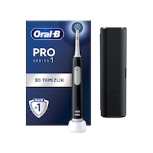Oral-B Pro Series 1 Şarjlı 3D Diş Fırçası Siyah + Seyahat Kabı