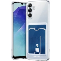 Newface - 83 - Samsung Galaxy Uyumlu A37 5g Kart Şeffaf Silikon - Csmo-tex - - Şeffaf