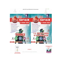 Nartest 8. Sınıf Haftalık Türkçe Ve İnkılap Tarihi 2 Kitap Seti