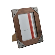 15X20Cm Metal Kenarlıklı Ahşap Fotoğraf Çerçevesi / Acr-Sf6308