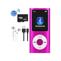 5007mp 32gb Tf Kart  Metal Mp3 Player Renli Ekranlı Fm Radyolu Bluetoth Lu Hafıza Kartı Girişli Müzik Çalar 32gb