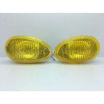 Hyundai Accent Yumurta Kasa 95-00 Sis Lambası Takımı Sarı 2 Adet