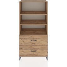Hyperion Dolap 3 Raflı 2 Çekmeceli 88x44x182 Çam-çam Çam
