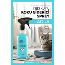 Kedi Kumu Kokusu Spreyi, Aqua 500 Ml Koku Hapseden Doğal Ferahlık Spreyi