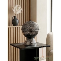 Panalı Pnl-mg124 L Black Metal Dekoratif Küre Fener