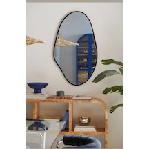 Asimetrik Ayna, Konsol Aynası, Dresuar Aynası, Tuvalet Aynasi. 1.kalite Ayna 75x50 75 X 50 Klasik Gerçek Ayna Naturel