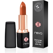 Reva Shimmer Lipstick Clean Formula Ruj Orange Rust