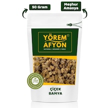Yörem Afyon Amasya Yöresinden 1. Sınıf Yağmur Lekesiz Kurutulmuş Hakiki Tomurcuk Çiçek Bamya 50gr.
