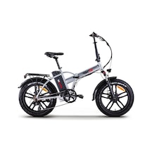 Rks Rs3 Pro x Katlanır Kalın Tekerlekli Elektrikli Bisiklet Gri Beyaz - Gri