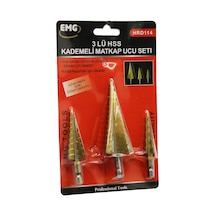 3 Parça Hss Kademeli Matkap Ucu Set 43730169