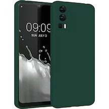 General Mobile GM 23 Uyumlu Silikon Kılıf - Kamera Korumalı Esnek Pastel Renk Kapak - Yeşil