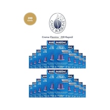 Caffe Borbone Crema Classica 200 Kapsül 2x100 Nespresso Uyumlu Alüminyum Kapsül Tett 07/2027 Kapsül Kahve