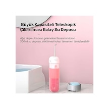 Npo Nicefeel Fc5170 Mini Taşınabilir,şarjlı, Diş Teli/protez Bakım Ve Profesyonel Ağız Duşu Pembe