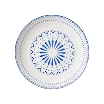 Güral Porselen Digibone Etnik Servis Tabak 25 Cm - 7 Adet Tarı beyaz