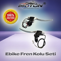 Elektrikli Bisiklet Alüminyum Fren Kolu Seti - Sağ / Sol Takım Sensörlü Motor Kesici Kablolu Diğer