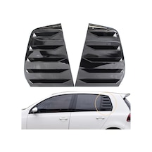 Vw Golf 6 2008-2012 Kelebek Cam Vizörü Kaplaması Piano Black