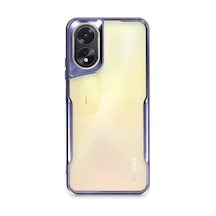 Oppo A38 Kılıf Boyi Silikon Kapak - Lacivert 0.2M-Çok Renkli