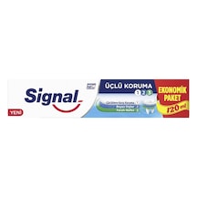 Sıgnal Diş Macunu Üçlü Koruma 120 Ml - 8 Adet Tarı