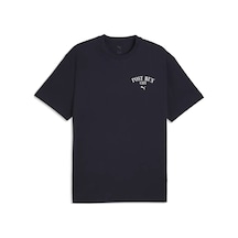 Puma Graphıc Puma Cafe Tee Lacivert Erkek T-shirt