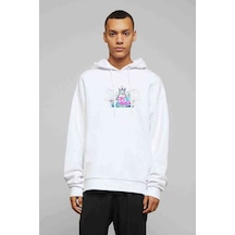 Save Rock And Roll By Thepatrickcunanan Baskılı Beyaz Erkek Sweat