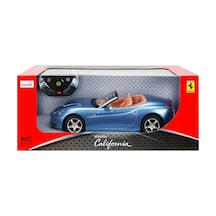 Mey İthalat 47200 1:12 Ferrari California Uzaktan Kumandalı Işıklı Araba Mavi
