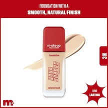 Make Up Maruderm Pürüzsüz Görünüm Sağlayan Yarı Mat Bitişli Uzun Süre Kalıcı Fondöten 3n 30 Ml Çok Renkli