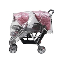 İkizler İçin Evrensel Bebek Arabası Yağmurlukları Bebek Arabası Su Geçirmez Buggy Bebek Arabası Yağmurluk Rüzg Genel