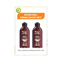 Garnier Ambre Solaire Yoğun Bronzlaştırıcı Yağ Gkf2 200ml 2'li Set pktgrnambrgkf20x2-7860