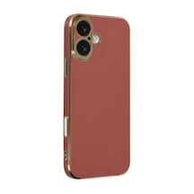 Apple iPhone Uyumlu  16 Kılıf Volet Silikon -  Kırmızı