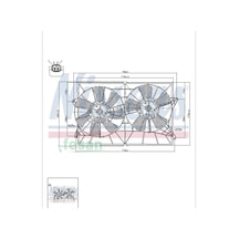 Chrysler Pacifica 3.5 2003-2006 Fan Motoru