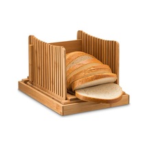 31.7x23.7x19cm Bamboo Household And Commercial Multi-function Bread Cutting Plate Sliced Cutting Board Bread Slices Bread Plate, Size:bamboo Bread Cutting Diğer