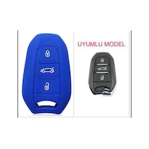Peugeot 308 508 2008 3008 4008 5008 Uyumlu Silikon Anahtar Kılıfı