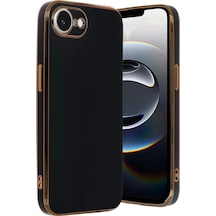Newface Apple İphone 16e Kılıf Volet Silikon - Siyah