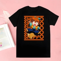 Tarzsokak Siyah Inuyasha Yeni Baskı Tshirt Yaz Yenilik Siyah