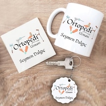 Ortopedi Uzmanı Hediye Seti Kupa Bardak+Altlık+Anahtarlık