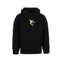 BRZ Kids Oversize Baskılı Erkek Çocuk Kapüşonlu Sweatshirt Hoodie