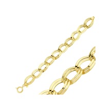 Sembolgold Altın Bileklik Hallow Modeli Takı Tasarım Sg-42-08103 Sarı Altın