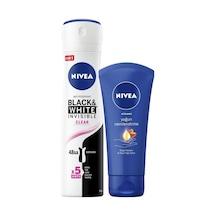 B&w Clear Kadın Sprey Deodorant 150 Ml + Nemlendirici El Bakım Kremi 75 Ml