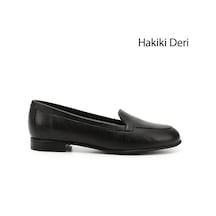 Gönderi(R) Gönderi R Siyah Hakiki Deri Babet Siyah