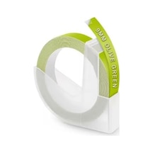 Jokey Kırtasiye 3d Kabartma Yapışkanlı Şerit Etiket Motex E-101 - Dymo Junior+omega 9mm X 3 Metre 1adet /olive Green